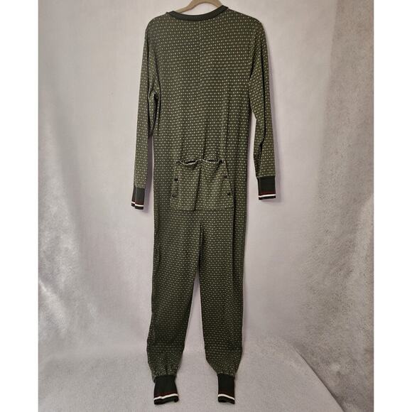 HEARTH & HAND by MAGNOLIA Mens Sz Small Button Down Footie - Picture 2 of 8